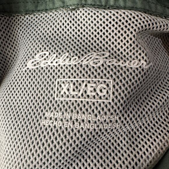 Eddie Bauer Mens X-Large Shirt Button-Up Short Sleeve Lightweight Quick-Dry - Picture 6 of 8